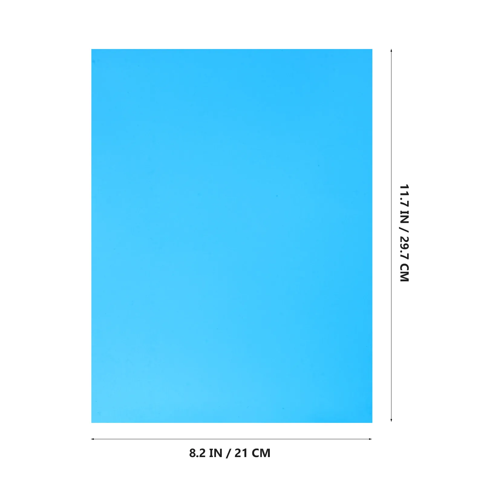 5Pcs Semi-Transparent Frosted PVC Film Sheets Light Diffusing Filter for Reading Guide Color Correction Lighting Effects Party