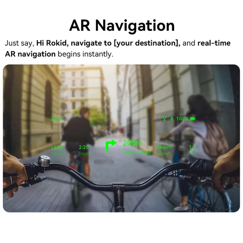 2025 Rokid visual Glasses World's Lightest Full Function Al&AR , Al Translation,Al QuickNote,Al Navigation,Al Recognition spot！