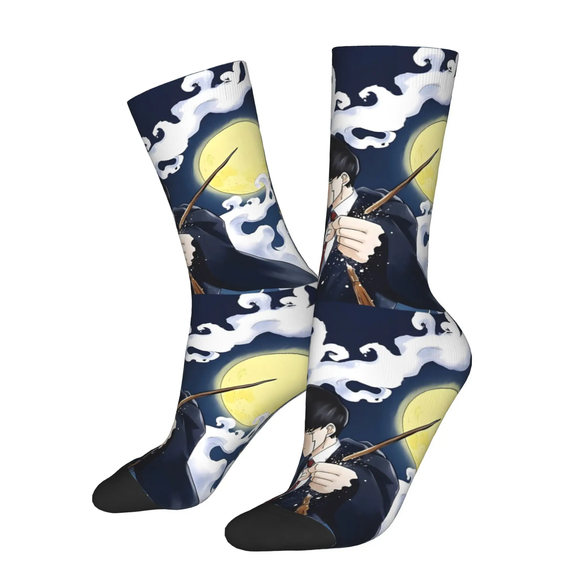 

Mashle Magic and Muscles аниме мультфильм фантазия велосипедные носки для мужчин влажные новинки всесезонные спортивные носки