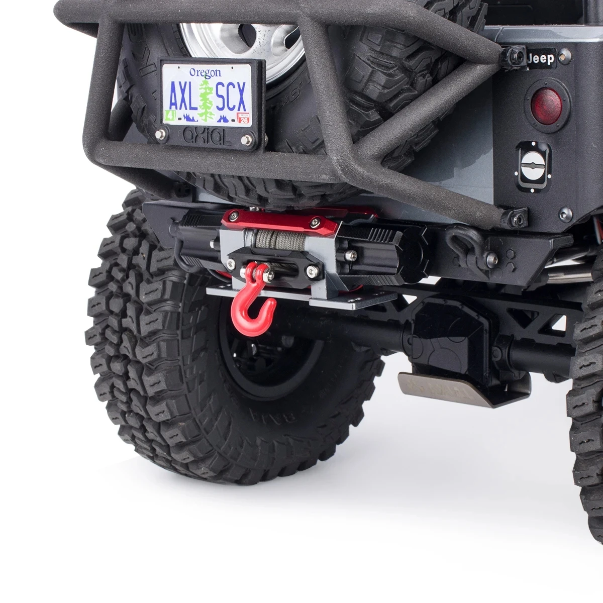 Metalowa podwójna wciągarka symulowana do modeli RC Crawler 1/8 1/10 TRX4 SCX10 Traxxas Redcat