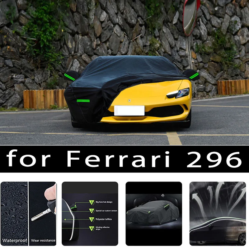 For Ferrari 296 protective covers, it can prevent sunlight exposure and cooling, prevent dust and scratches