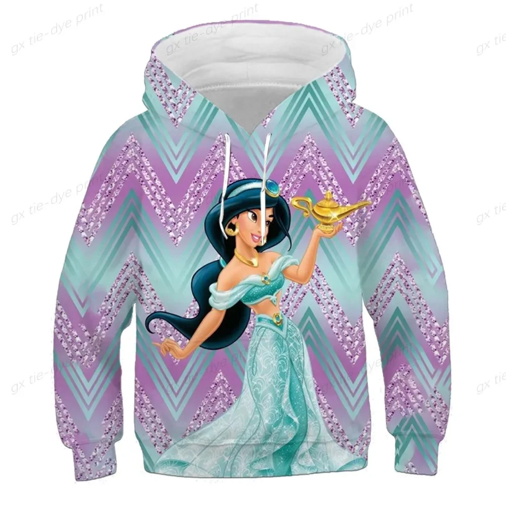 المجمدة 2 هوديس إلسا الأميرة ربيع الخريف الفتيات طويلة الأكمام بلوزات الملابس الكرتون الرياضة غير رسمية مقنعين القمم 1-14 سنة