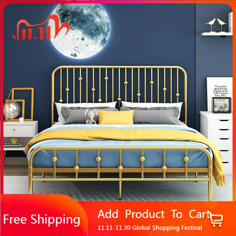

European Princess Bed Sleeping High Quality Luxury Romantic Adult Modern Bed Girls Wedding Unusual Letto Matrimoniale Furniture