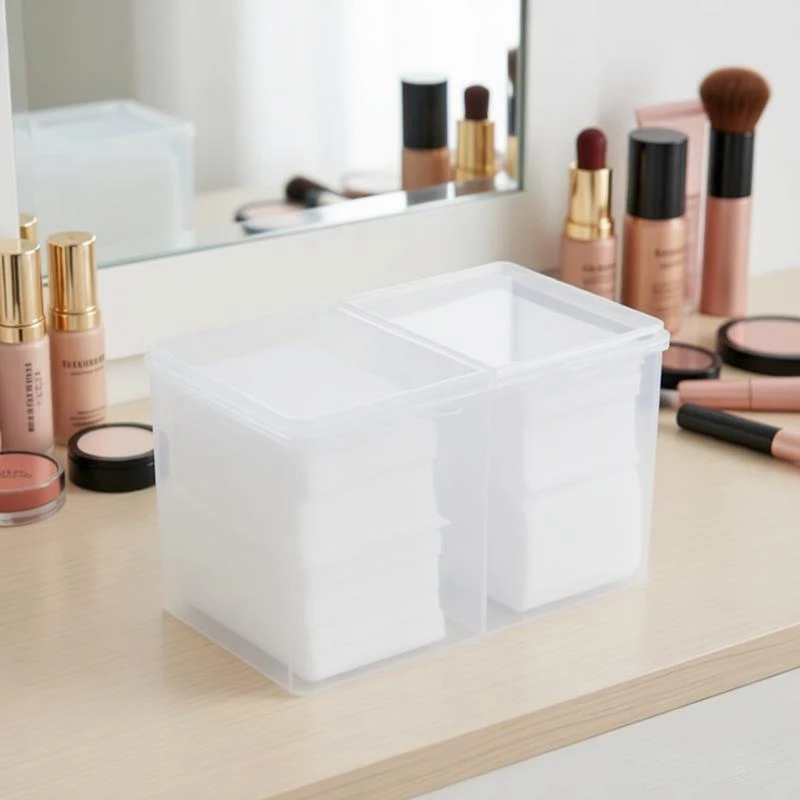 

1Pc Portable Storage Box Nail Accessoires Wipes Cotton Pads Swab Rods Container Case Nail Art Toos Organizer Stick Storage Box