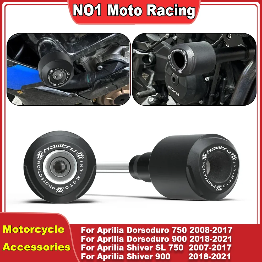 

For Aprilia Shiver 750 SL 2007-2017 / 900 2018-2021 Frame Sliders Crash Protector Motorcycle Accessories