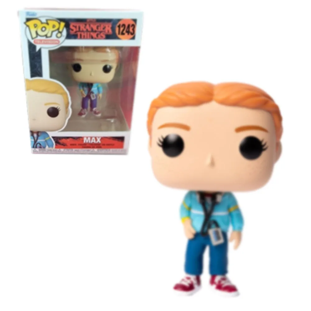 Funko Pops Serie de televisión popular: Strangers Girls MAX (SERIAS 4) # 1243 cosas-figuras de acción de juguete colección Pops muñecas modelo regalos