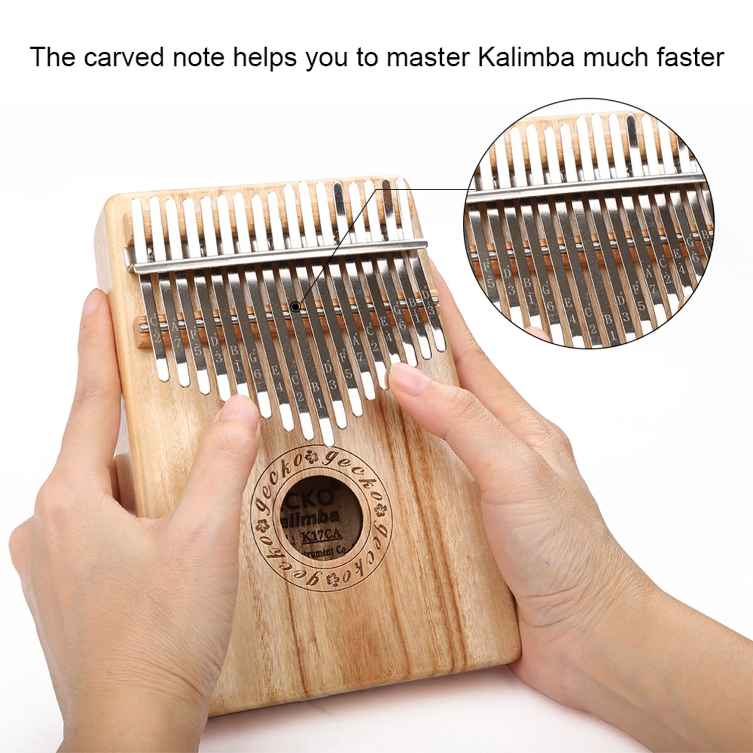 

17 Keys Kalimba Thumb Piano Camphorwood Thumb Piano and Eva High Performance Protection Box Tuning Hammer Musical Instrument