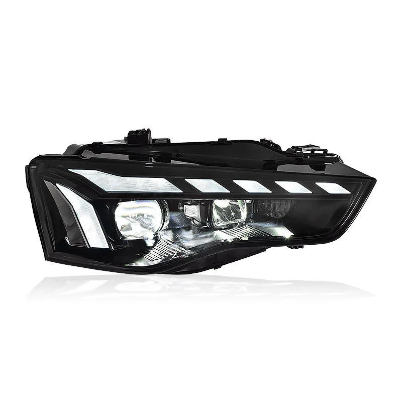 

Suitable for Audi A5 headlight assembly 12-15 models modified RS5 new flow steering LED headlight daytime running light