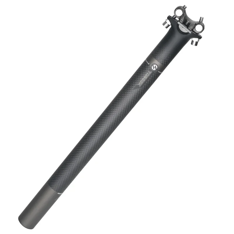 AliExpress NONE Bicycle Coupling Seat Tube 3K Full Carbon Bicycle Bike Seat Post 30.4mm X 350mm/400mm