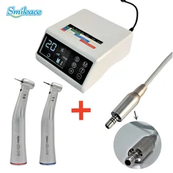 Dental LED Brushless Motor Portable Electric Micro Motor with 1:5 1:1 Contra Angle Low Speed Handpiece for Dentist Laboratory