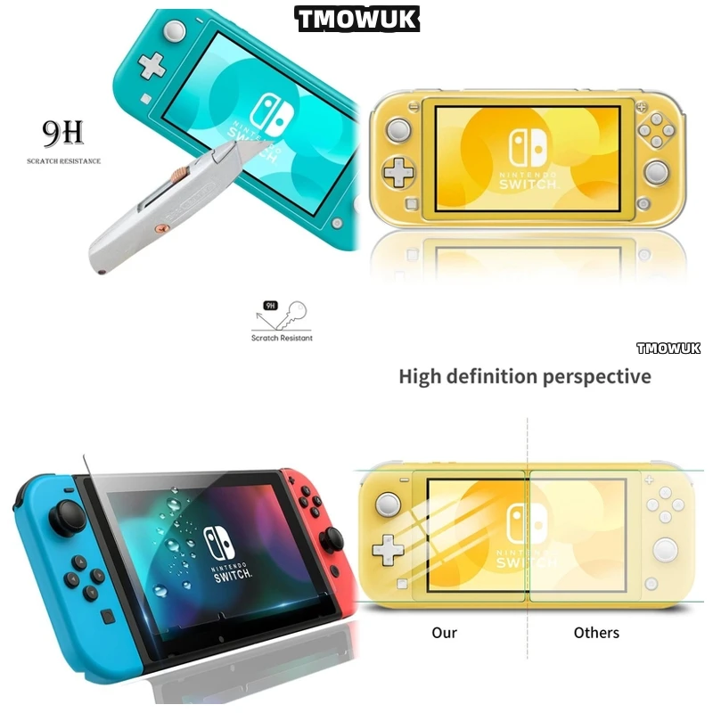 

For Nintendo Switch Lite Durable Cover, 9H, Easy Application Process