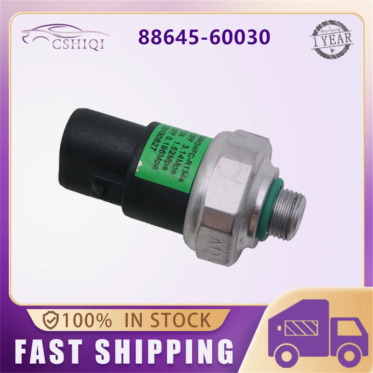 

88645-60030 Датчик давления кондиционера для Toyota Corolla Land Cruiser Matrix RAV4 Sienna Lexus, автомобильные аксессуары 8864560030