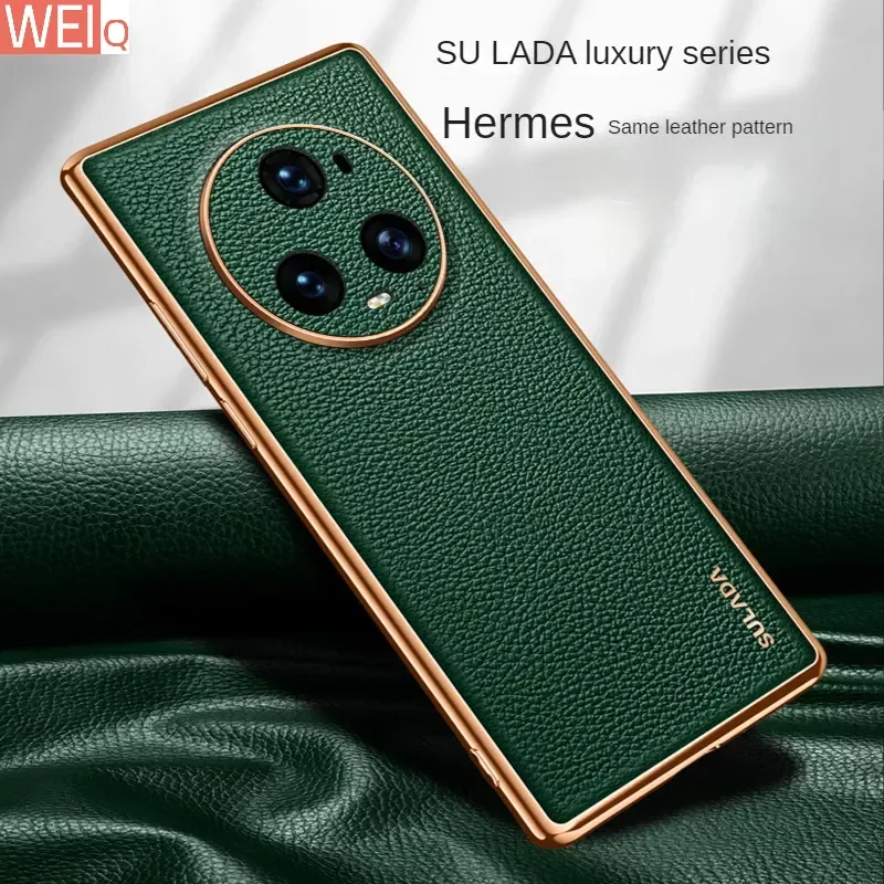 

Кожаный мягкий чехол с зернистой текстурой для Honor Magic 5