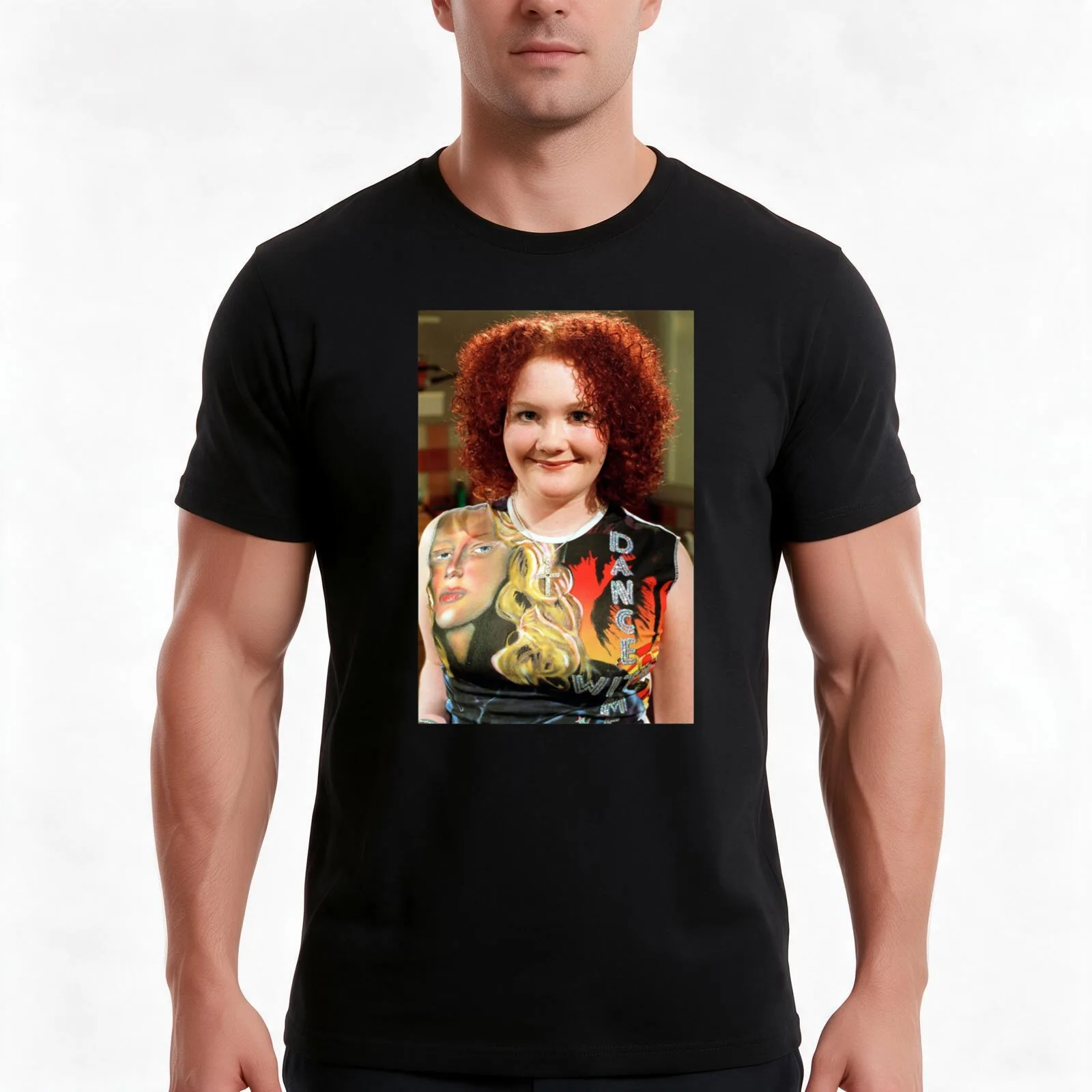 CORRIE LEGENDS- FIZ BROWN Long T-Shirt, Summer Casual Cotton Tee, Oversized Streetwear Tops, Vintage Graphic Print, 100% Cotton