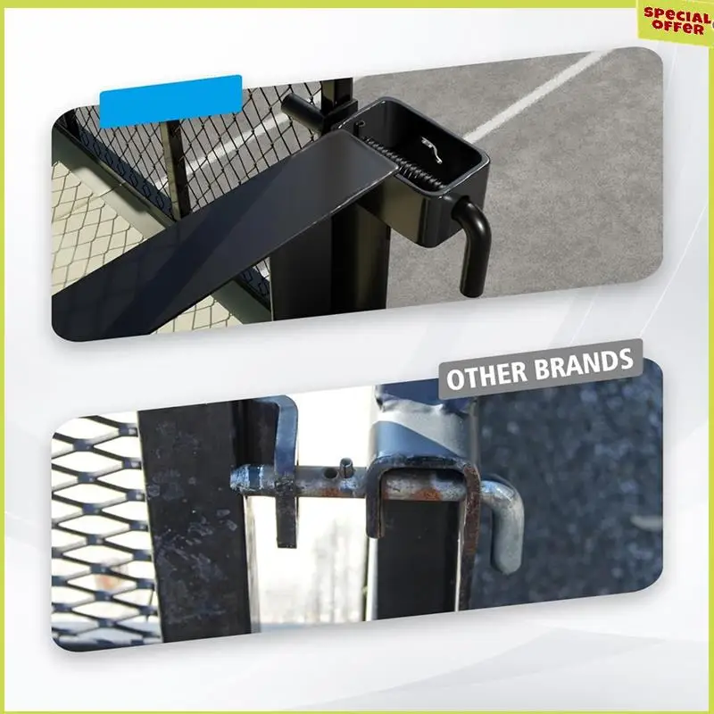 A34r 2 pacotes kit de serviço de trava de mola de porta para reboques utilitários de mão, pino de portão de reboque, trava de portão de reboque
