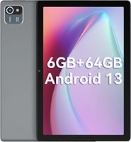 URAO Android 13 Tablet 10 Inch 6GB(2+4 Expand) RAM + 64GB ROM 128GB Expandable 5000mAh Octa Core IPS Display 5G WiFi Dual Camera