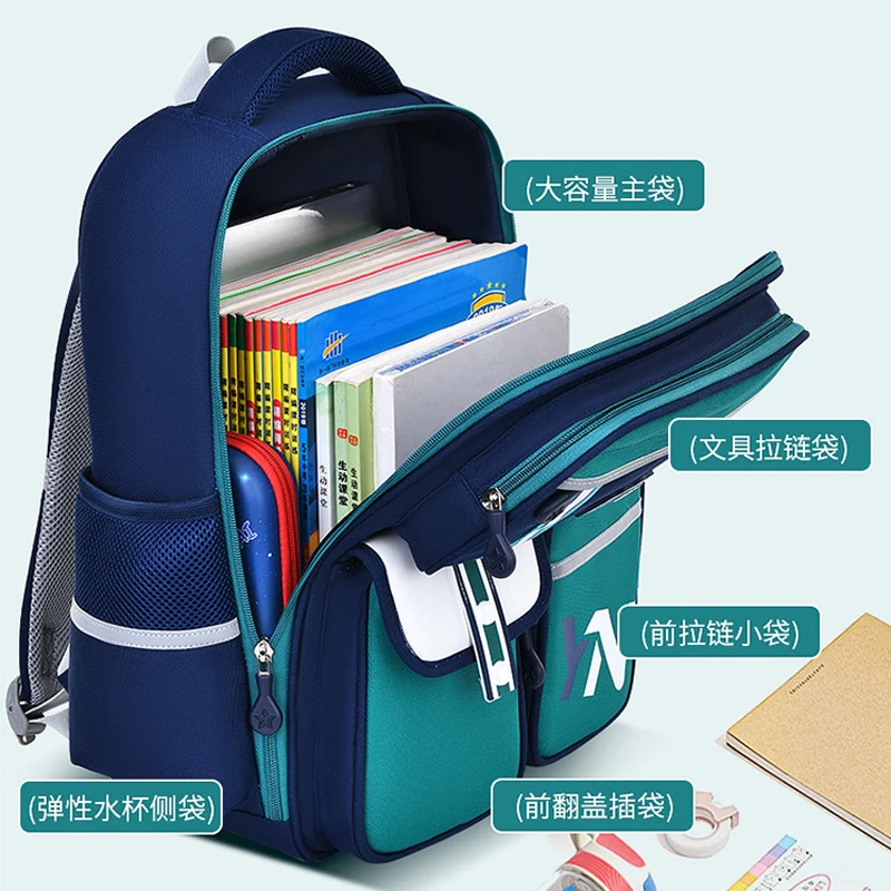Back to School Primary School Bag Boys Backpack Students Bag For Kids Ergonomic Preschool Bag Girls Kindergarten Bookbag