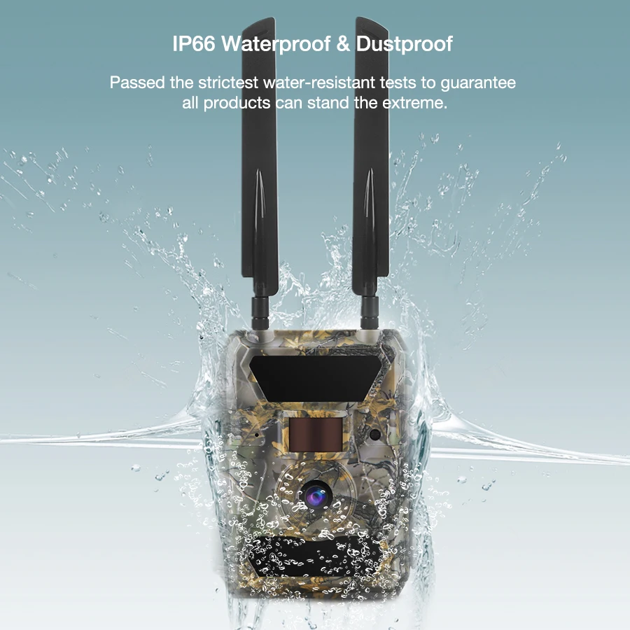 كاميرا الصيد الخلوية HD HC IP66 المقاومة للماء 4G LTE Verizon #4