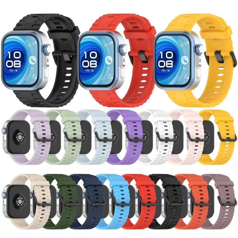 

Силиконовый ремешок для Huawei Watch Fit 4, аксессуары для ремешков, сменный спортивный браслет для Huawei Watch fit 4,