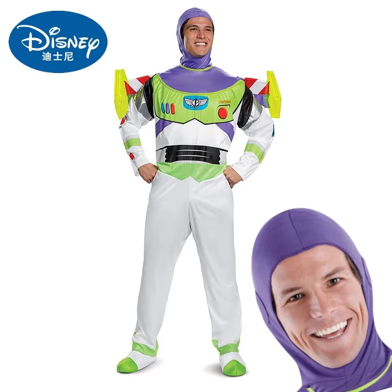 NEW Disney Toy Story Buzz Lightyear Cosplay Costume Cartoon Doll Stage Performance Bodysuit Halloween Adults Costume Full Suits