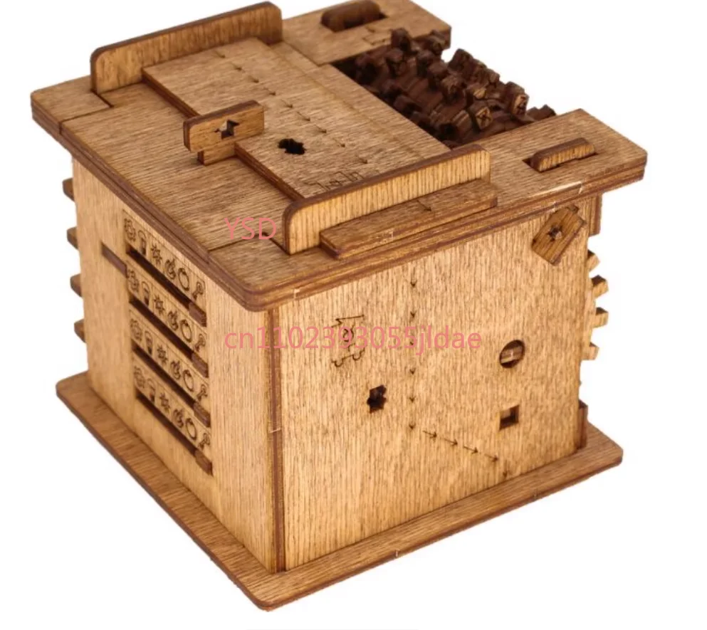 

High-Difficulty Hell-Level Decryption Mechanism Box (High-IQ Brain-Burning , Gift for Men)