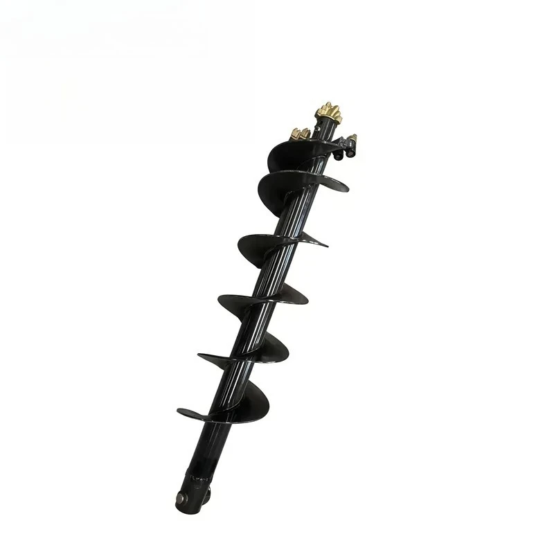 Excavator Attachments Length 1500mm Diameter 200mm 250mm 300mm Earth Auger Drill Bit