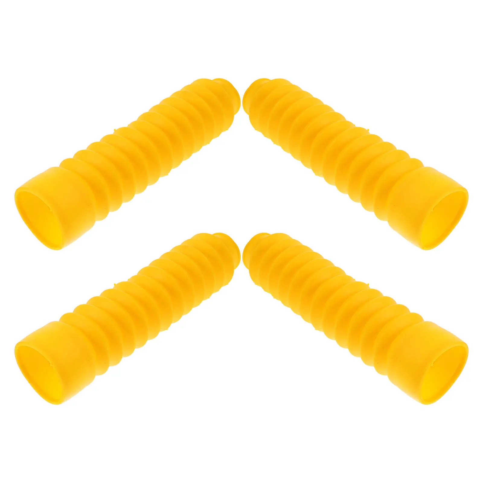 2Pairs Motorcycle Fork Dust Boot Cover Weather Resistant Rubber Front Fork Protective Sleeve Shock Absorber Dust Guard