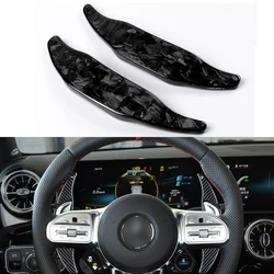 2 Stuks Carbon Fiber Auto Steering Wheel Hubs Paddle Shifters Voor Mercedes Benz Amg A35 A45S CLA45 C43 E53 G63 GLC63 GLE63 SL63 Gt