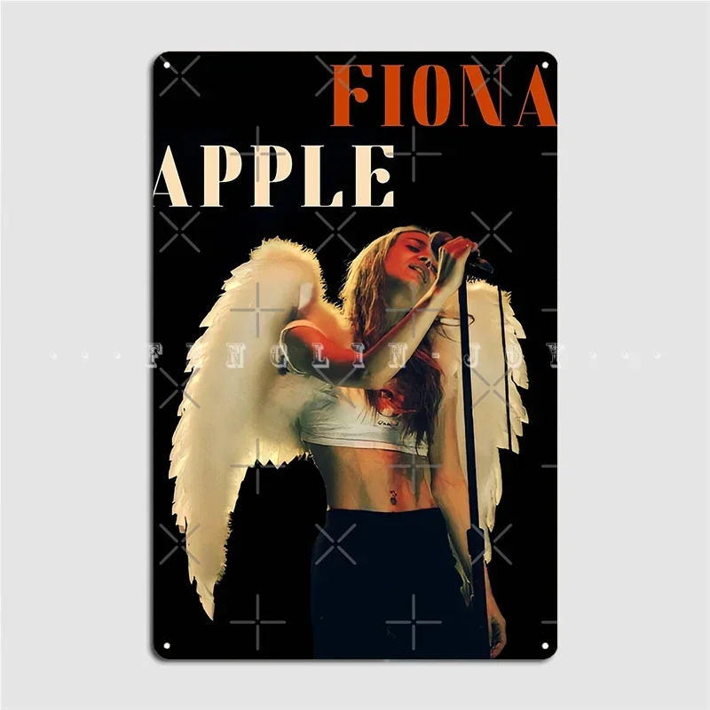 Fiona Apples Angel Metal Sign Pub Living Room Designing Wall Decor Tin Sign Posters