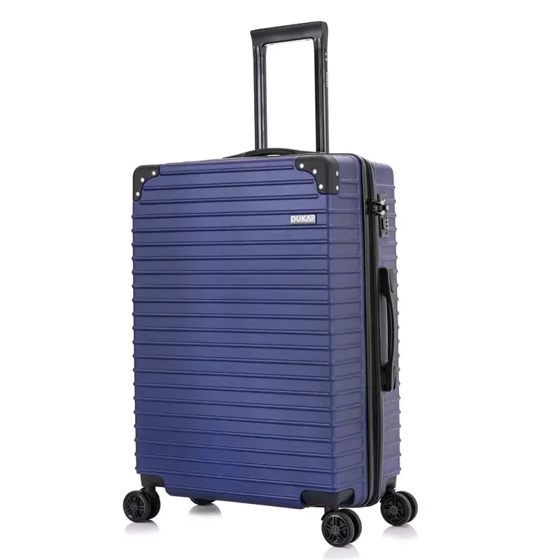 Bagagem Spinner Leve, Durável e Confiável, Fácil Viagem, Médio Azul, Novo, 24"