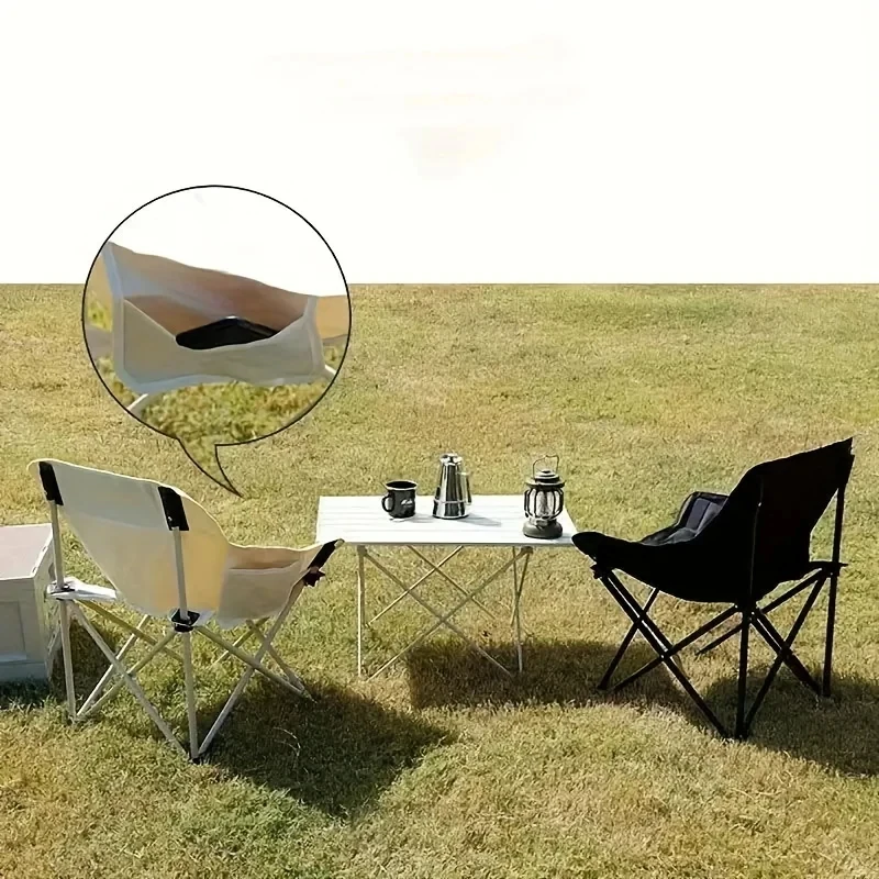 Outdoor Folding Camping Chair, Ultra Light Portable Seat for Picnic, Fishing, Hiking, Camping & Travel, Easy to Carry Chair - view 5