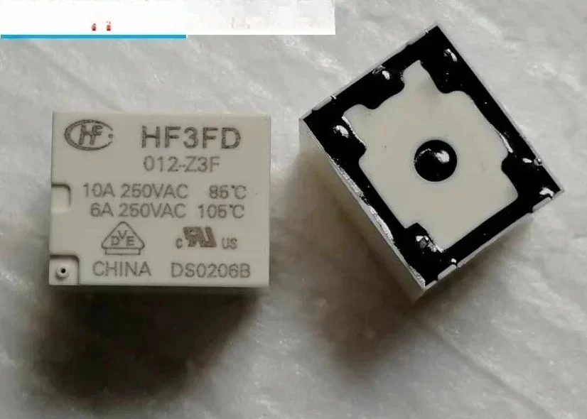 

100 Pieces Relays HF3FD 012-Z3F 12VDC/10A HF3FD 012-Z3F 12V