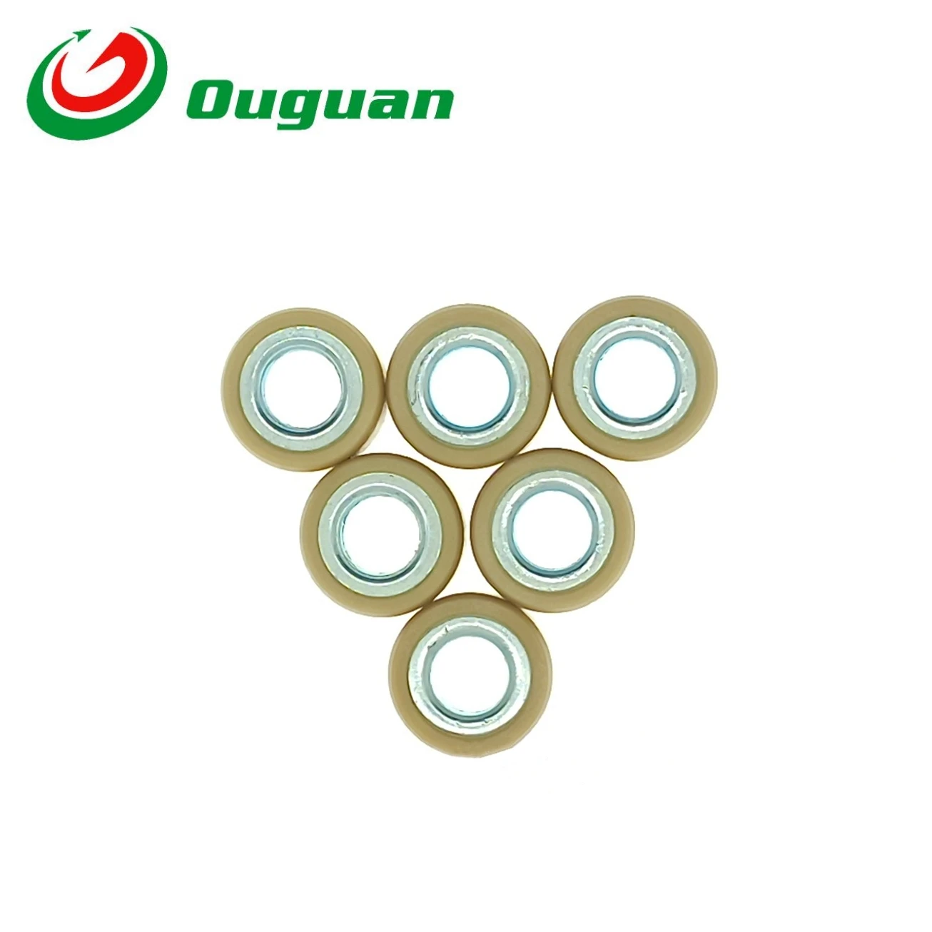 

ouguan for AS125 EFI AS Qiaoge JOGi125 Jogi 125 ZY125T-13 125cc Variator Roller Beads Set 6pcs
