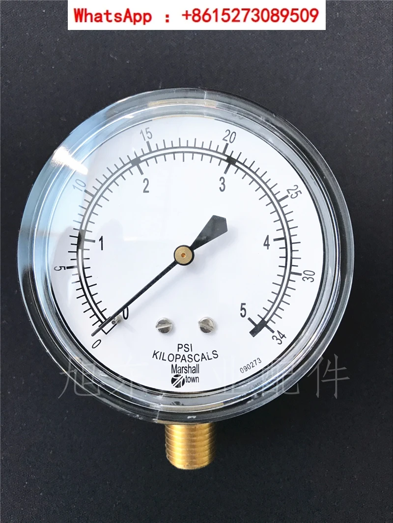 0~3/5/10PSI gas barometer pressure gauge