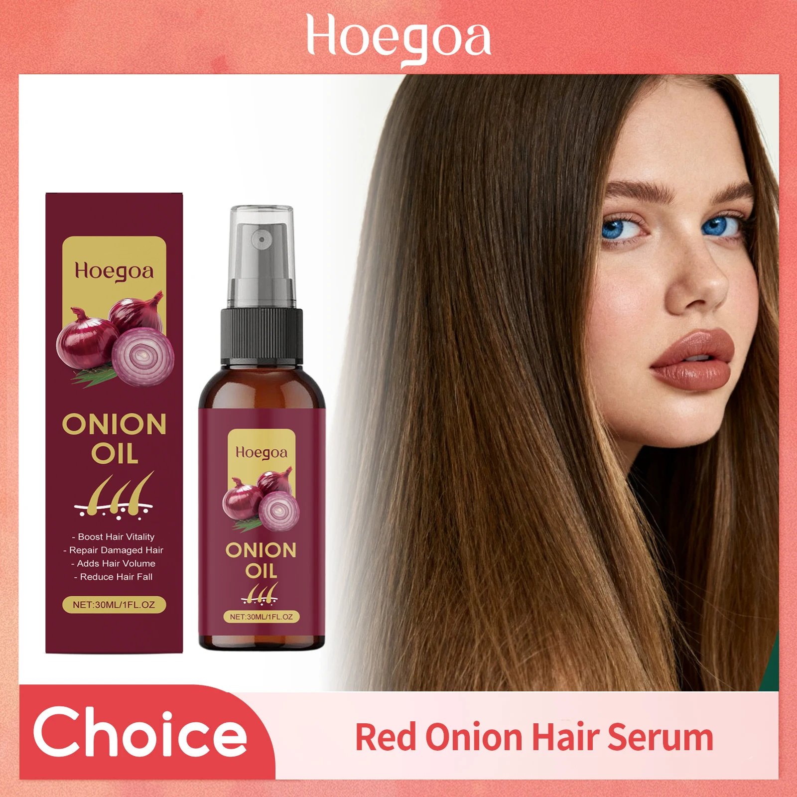 

Onion Hair Oil Spray Promote Hair Growth Prevent Loss Nourish Hair Root Repair Scalp Damaged Anti Frizzy Hair Regrowth Spray