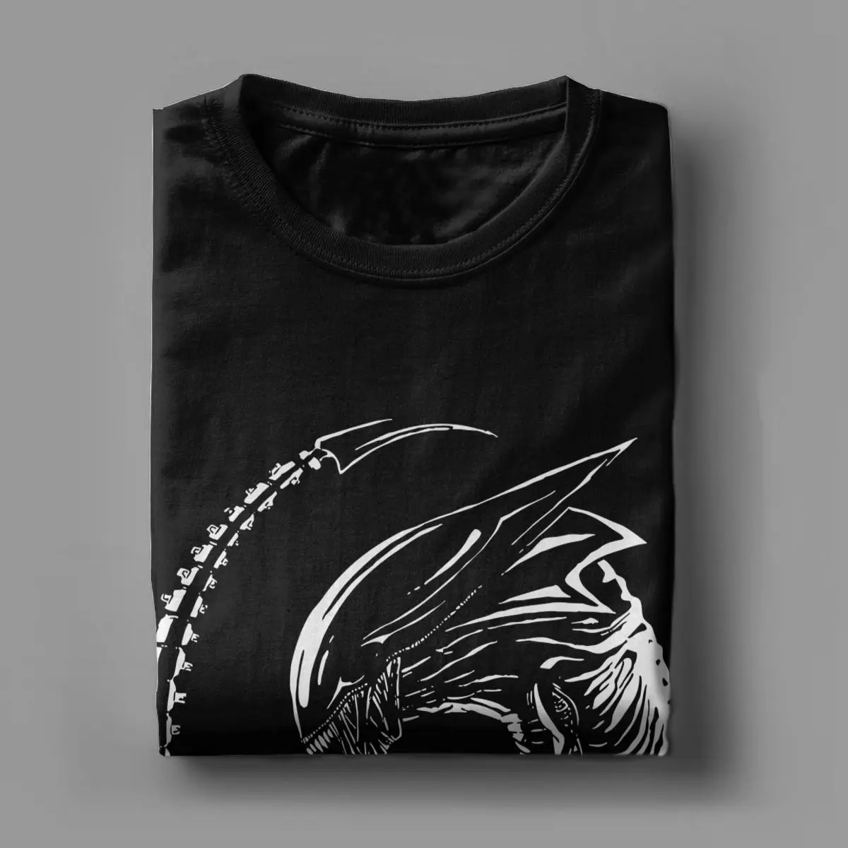 Xenomorph From The Famous Movie Alien Weyland Yutani Corporation for Men T Shirt Tees Short Sleeve 100% Cotton Adult Tops