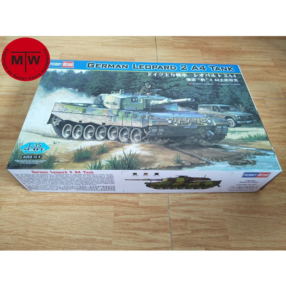 

HobbyBoss 82401 1/35 Scale German Leopard 2 A4 Tank Armor Plastic Assembly Model Kits