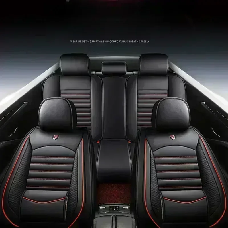غطاء مقعد السيارة مقاوم للماء من جلد البولي يوريثان مقاوم للاهتراء ناعم ومريح غطاء مقعد الخصر بالكامل لكيا K5 2021-2025