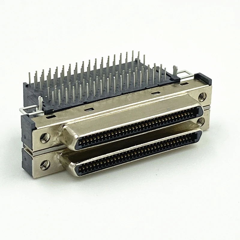 SCSI VHDCI68 VHDCI 68P V68 V.68 Single-layer Female Adapter 90