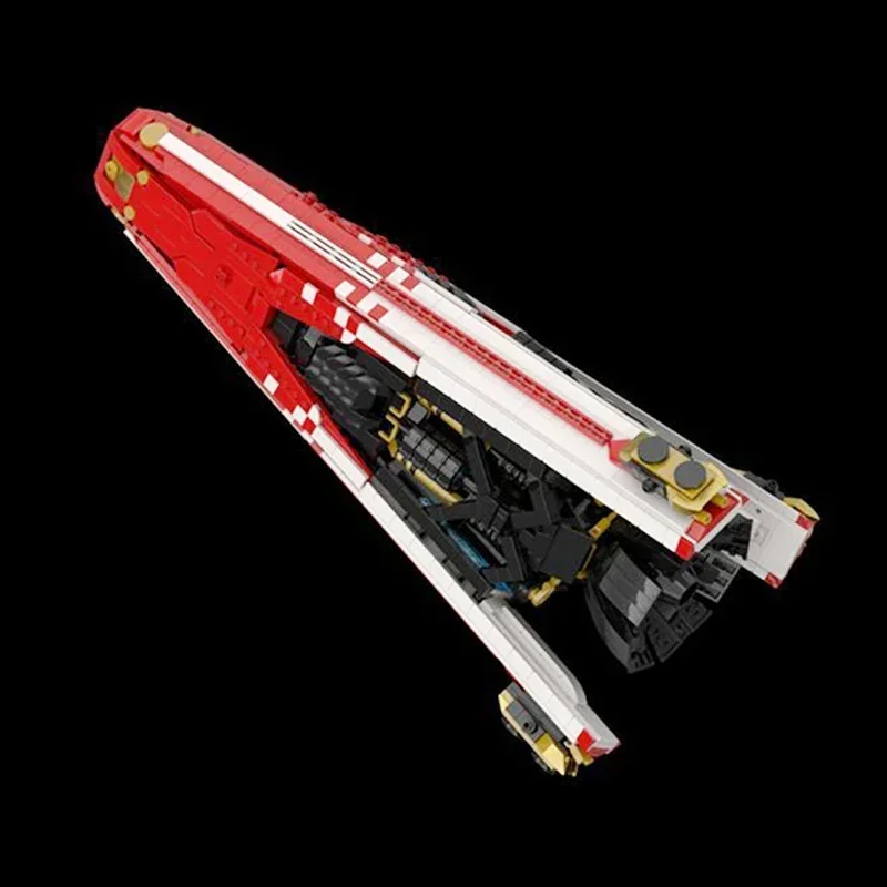 Space Military Model Moc Building Bricks The Razorback Warship Technology Modular Blocks Gifts Christmas Toys DIY Sets Assembly
