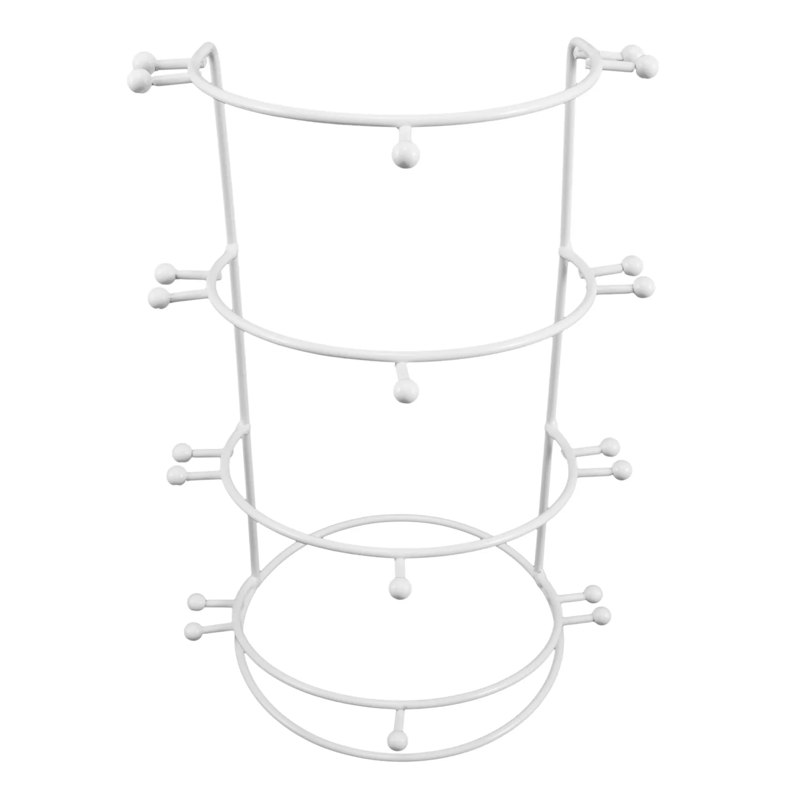 

Crown Storage Organizer 4 Layer Headband Display Stand Hair Accessories Holder Jewelry Display Rack for Bridal Tiara