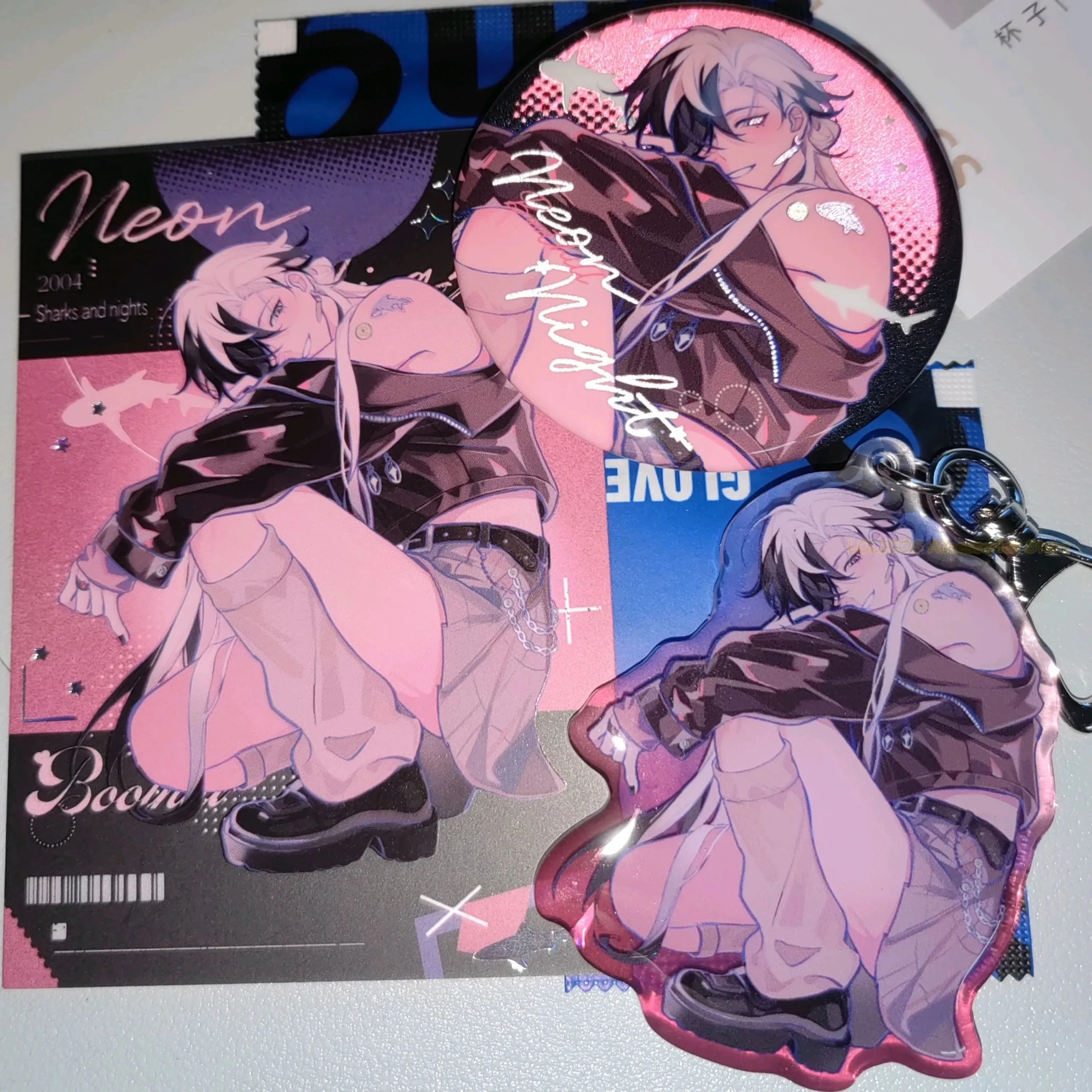 

Game Peripheral Boothill Honkai：Star Rail Acrylic Keychain Pendant Badge Brooch Pins Ornament Props Decoration