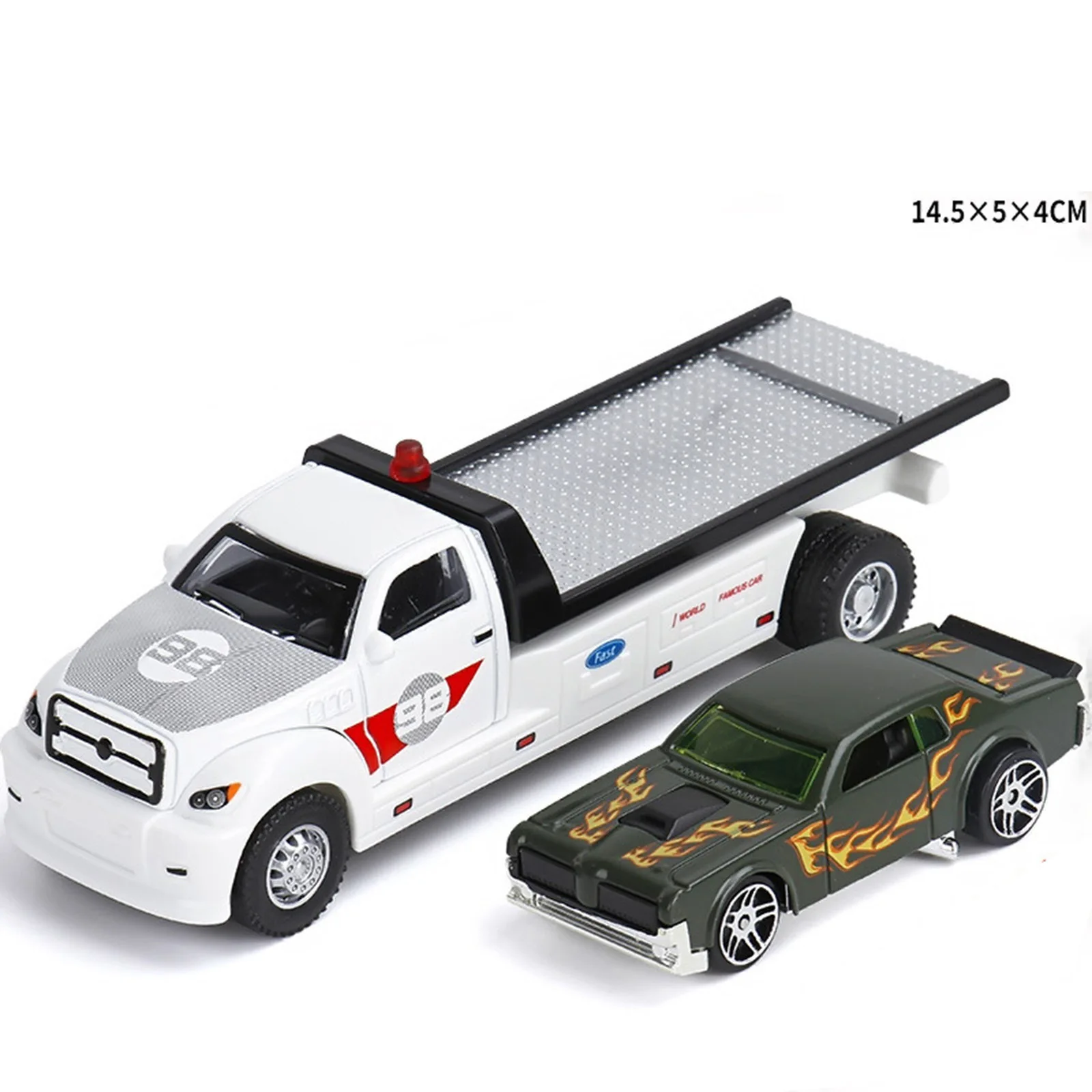 1:64 Container Trailer Miniatur Legierung Modell Spielzeug Diecast Auto Serie mit Zurückziehen Metall Fahrzeuge Klassisches Modell Kinder Geschenke