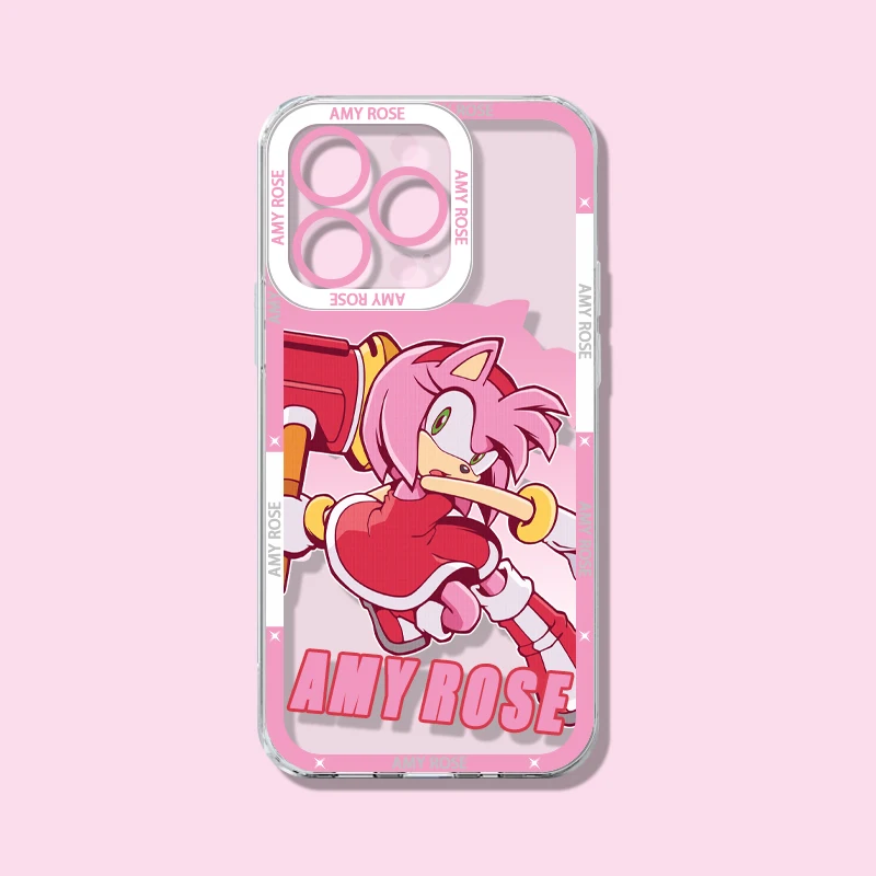 Cartoon Game S-SONIC Phone Case for IPhone 17e 17 16e 16 15 14 13 12 11 Mini Air Pro Max X XR XSMax 7 Plus Clear Soft Back Cover - view 5