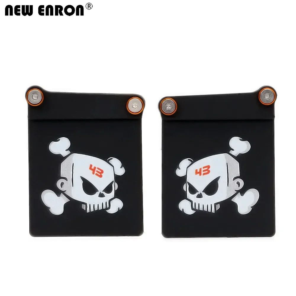 NUOVO ENRON Quarti di Gomma Parafango Posteriore Parafanghi per RC 1/10 Team Losi XXX-SCT TEN-SCTE Baja Rey Desert Truck