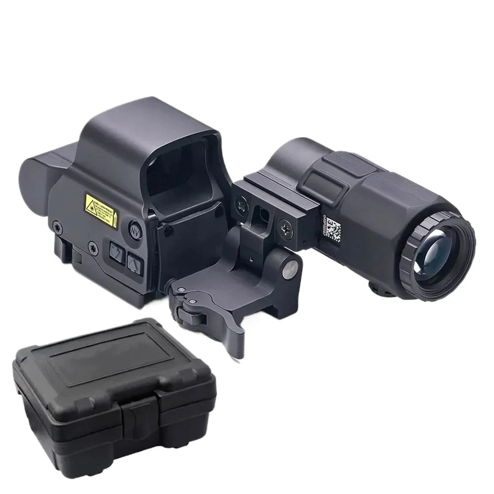 

Hunting Holographic Collimator Sight Red Dot Optic Sight Tactical Gear W/20mm Rail Mounts&Quick Detach Lever558+G45/G43/G33