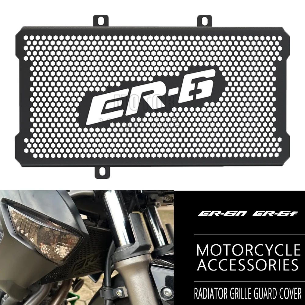 

For Kawasaki Ninja ER6N ER 6N 2012 2013 2014 2015 2016 Motorcycle Accessories Radiator Guard Protector Grille Cover ER-6N ER-6F