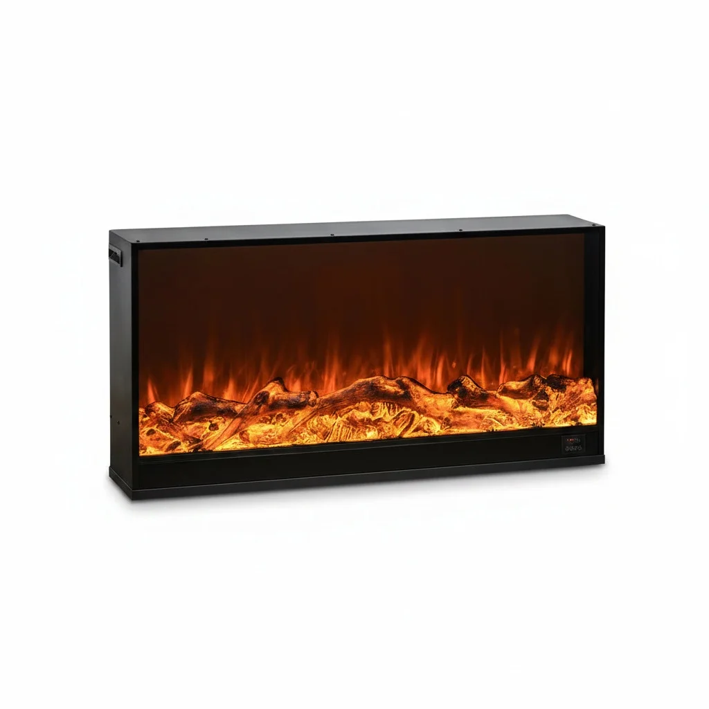 

Electric Fireplace, 60kg LED Flame Decor, Indoor Heater, TV Stand Fireplace, Premium Quality, Remote Control Heater