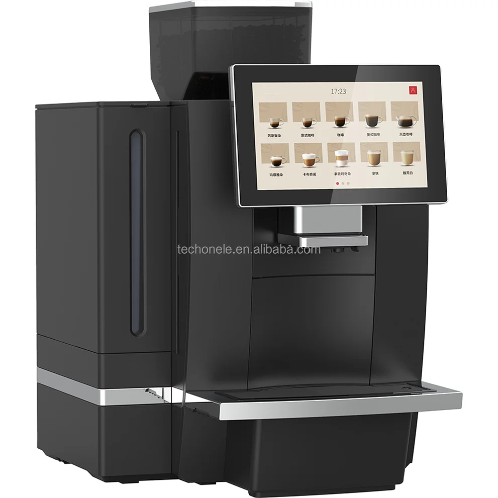 

Fully Automatic Touch Screen Espresso Coffee Maker Machine Professional Bean to Cup Espresso Machine for Commercial