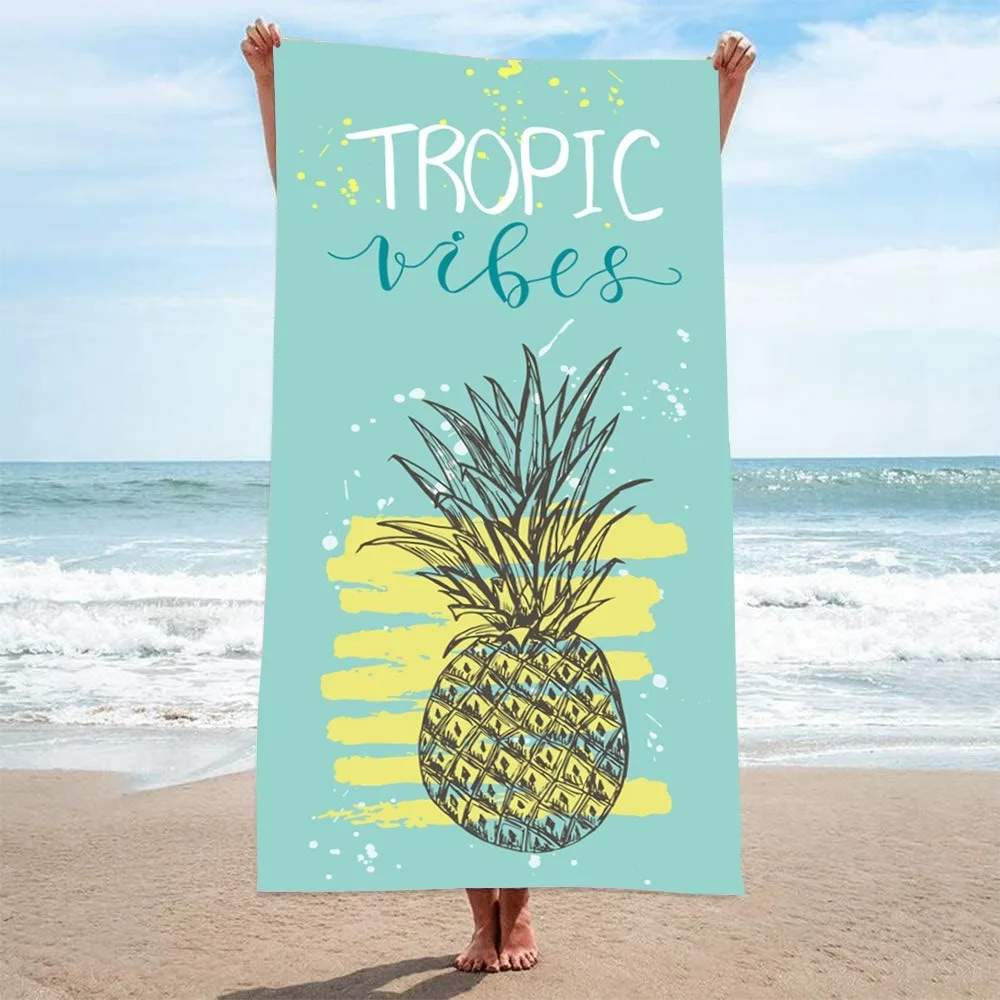 HAMSA Pattern Beach Towel27x55in Decor Tapestry Microfiber Bath Towel Sun Protection Shawl Outdoor Travel Camping Picnic Blanket view 3